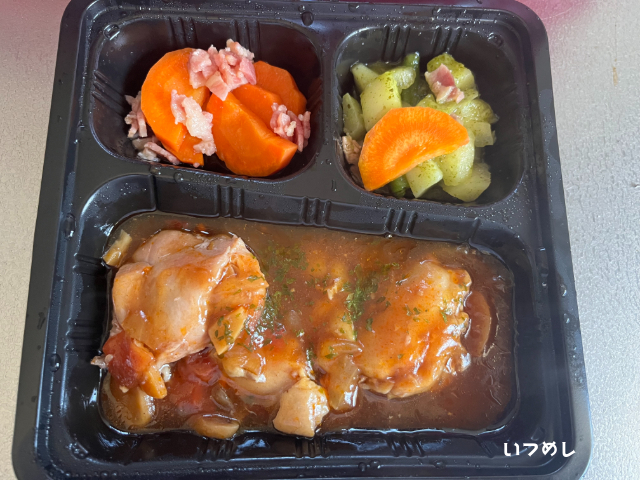 出来上がったお弁当